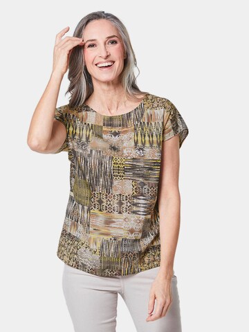 Goldner Bluse in Braun: Vorderseite