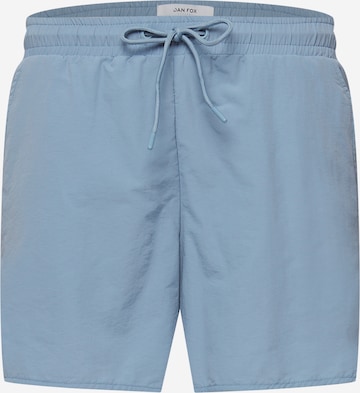 DAN FOX APPAREL - Bermudas 'Yigit' en azul: frente