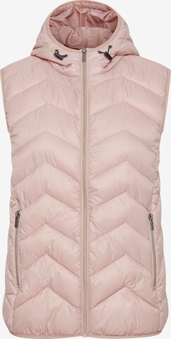 Fransa Bodywarmer 'BAPADDING 6' in Roze: voorkant