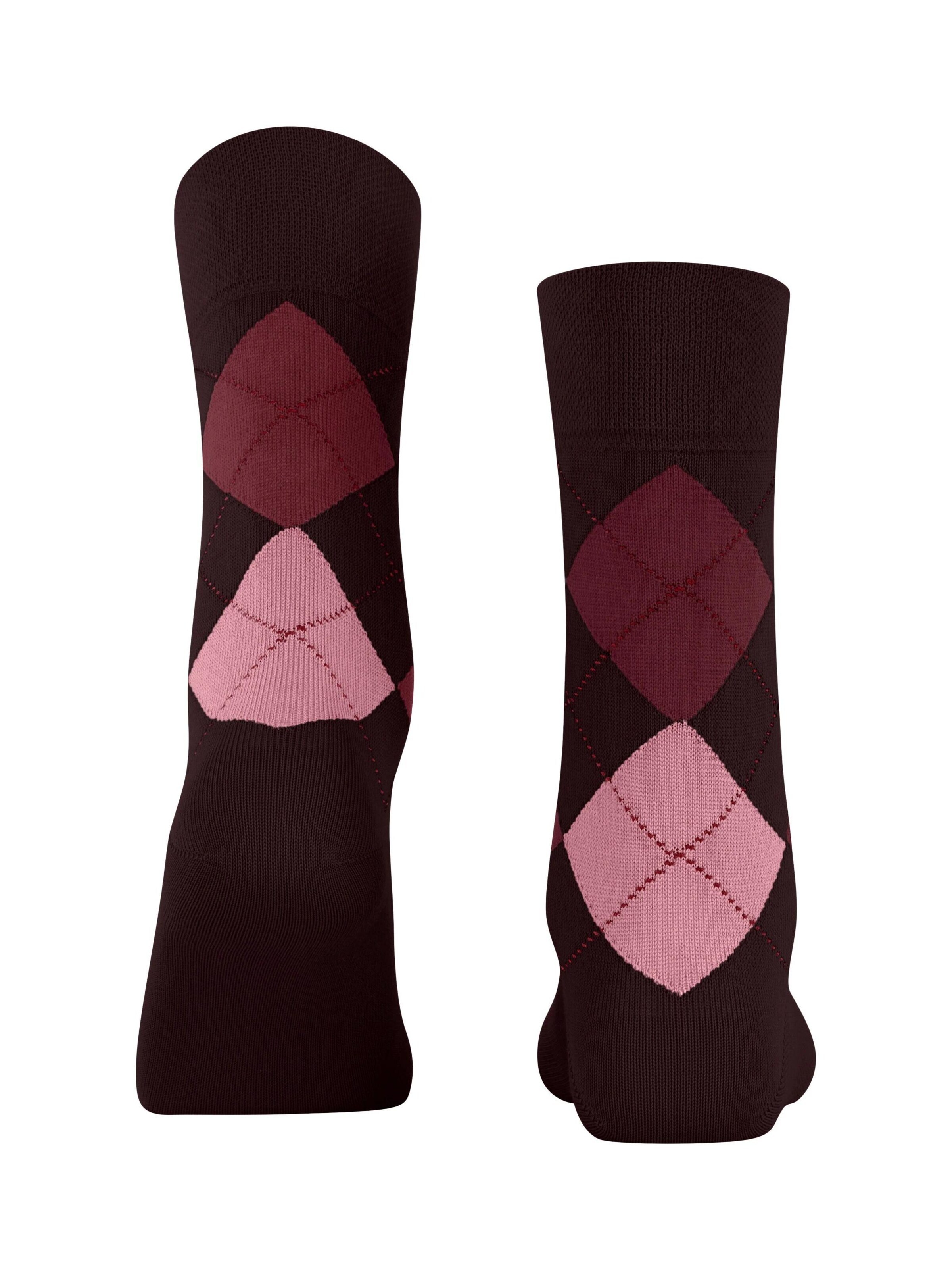 FALKE Socks 'Sensitive Argyle' in Red