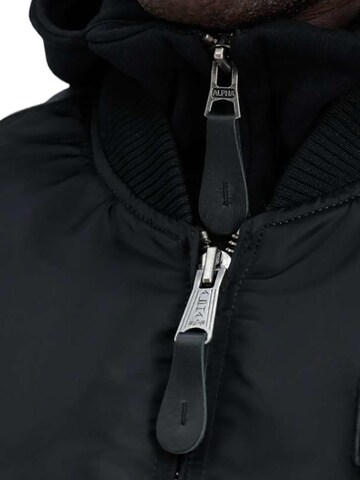 ALPHA INDUSTRIES Between-Season Jacket 'MA-1 D-Tec' in Black