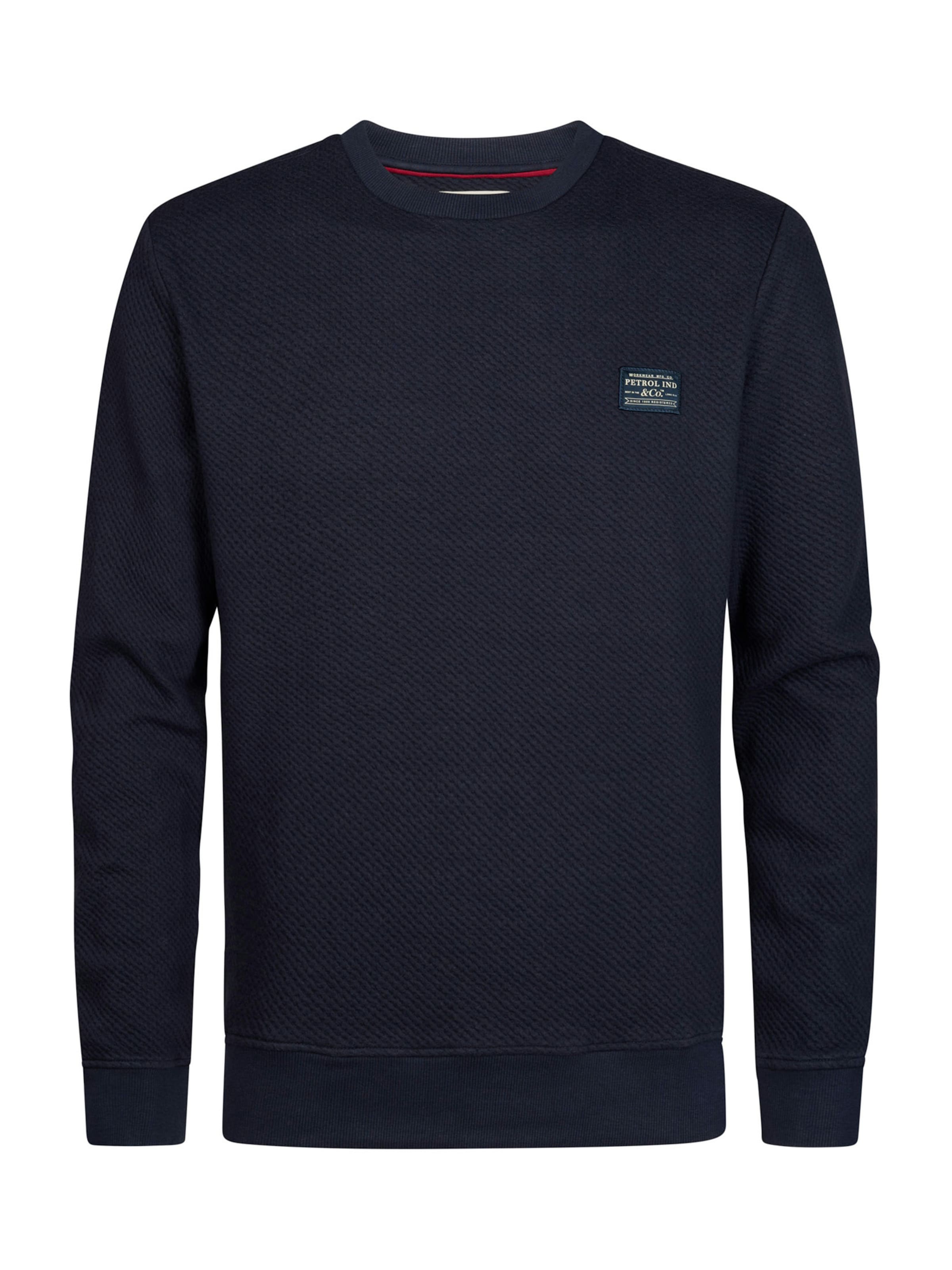Petrol Industries Sweatshirt i blå: framsida