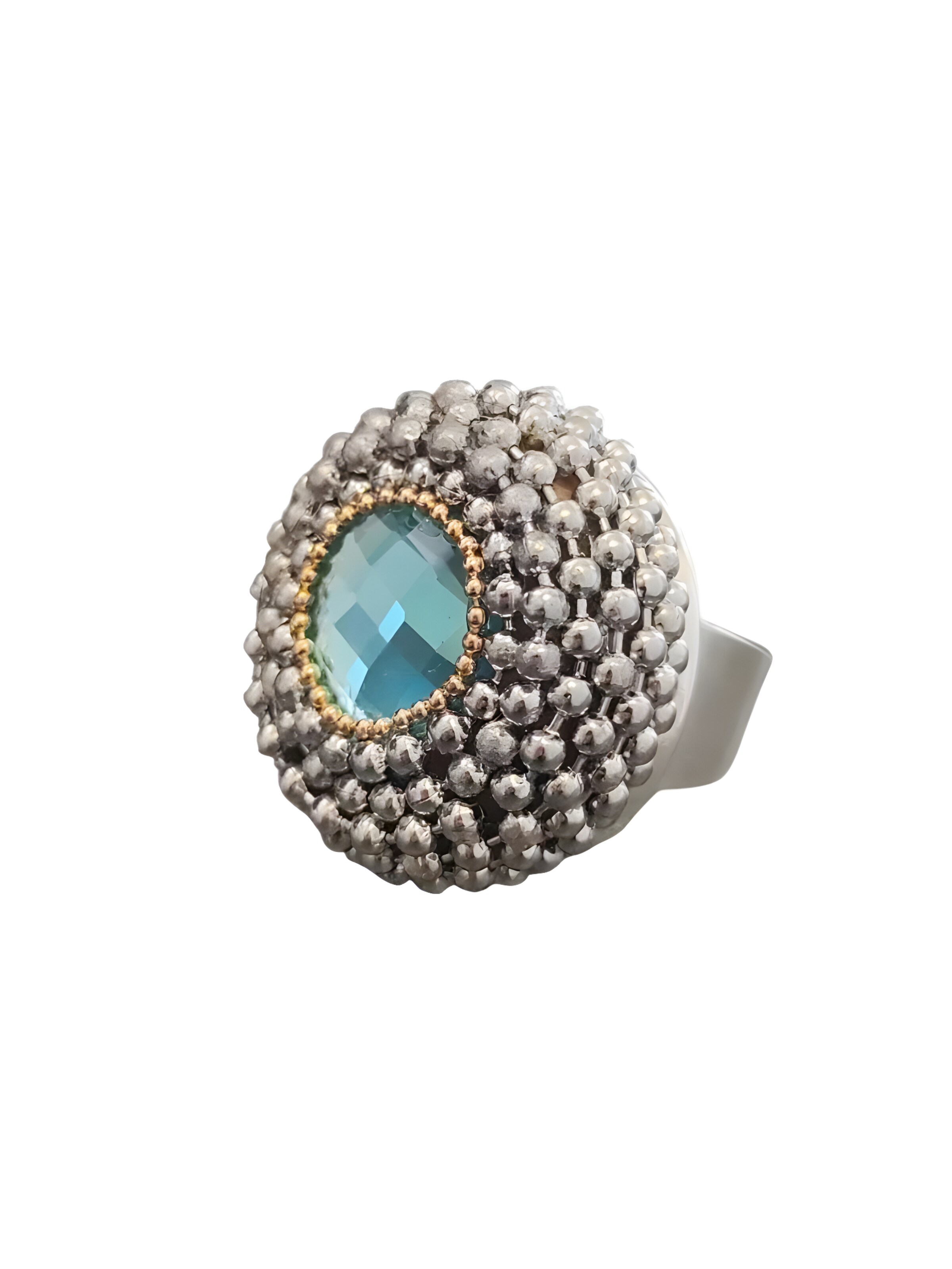 CLAUDIA DE ROSA JEWELRY Ring 'Rebel' i 50-60 i mint, Produktvisning