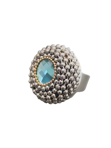 Bague 'Rebel' CLAUDIA DE ROSA JEWELRY en vert : devant