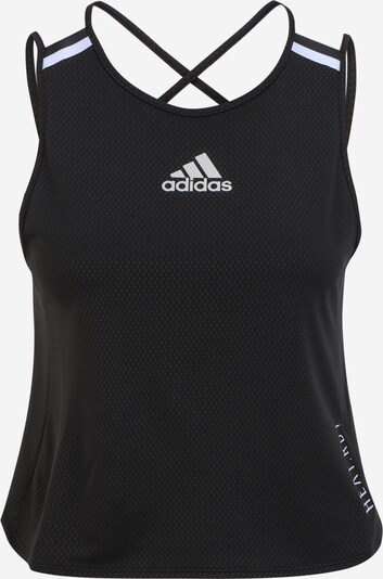 ADIDAS SPORTSWEAR Top desportivo em preto / branco, Vista do produto