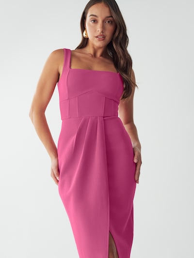 BWLDR Abendkleid 'ABRIEL' in fuchsia, Produktansicht