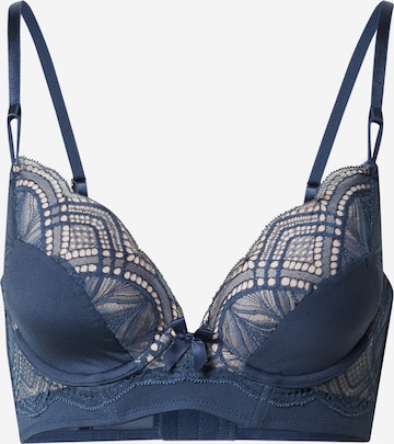 Hunkemöller T-shirt BH 'Bambini' in Blauw: voorkant