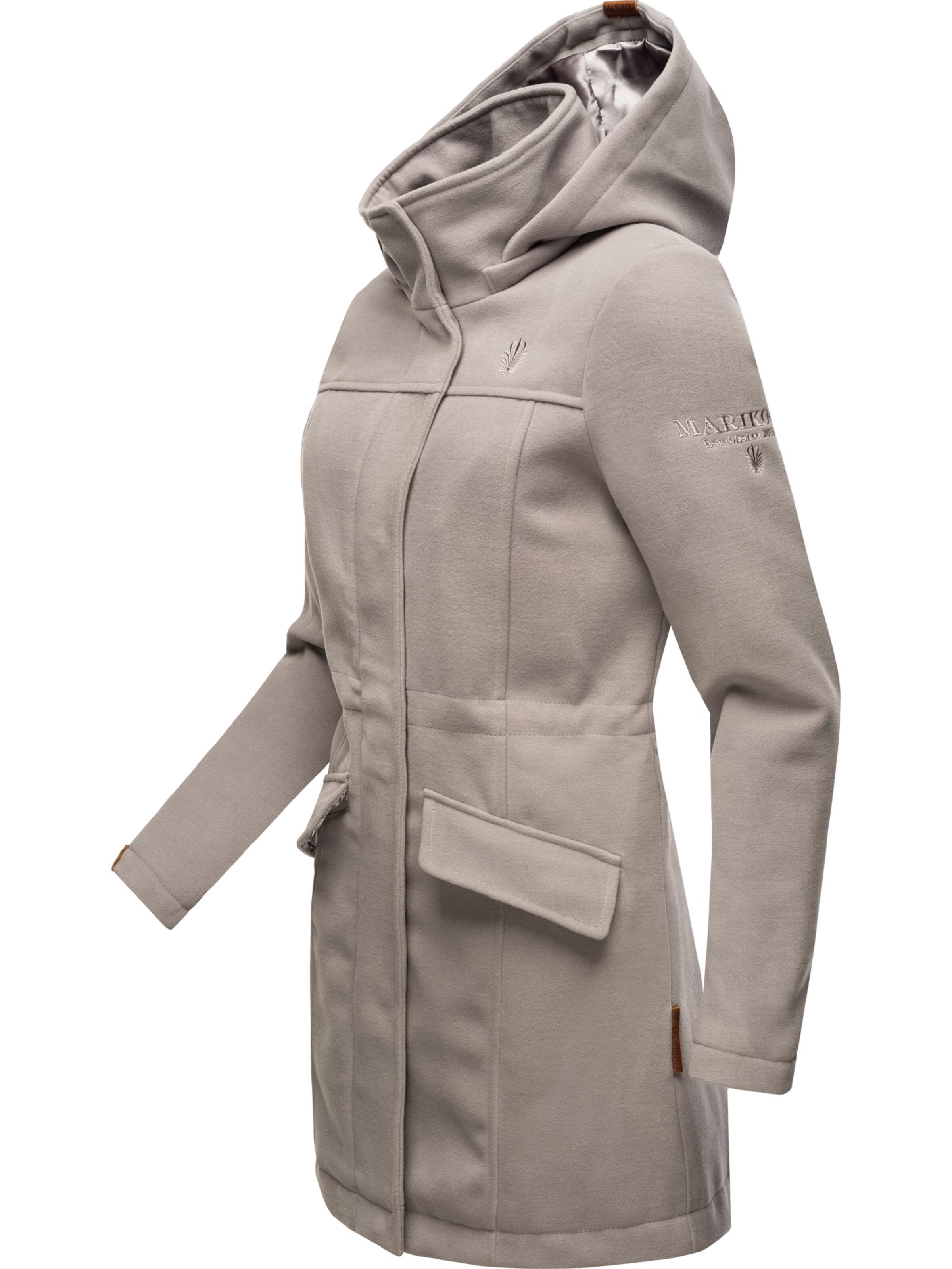 Manteau mi-saison MARIKOO en gris