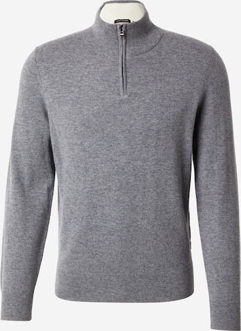 BOSS Sweater 'H-Hemarlo' in Grey: front
