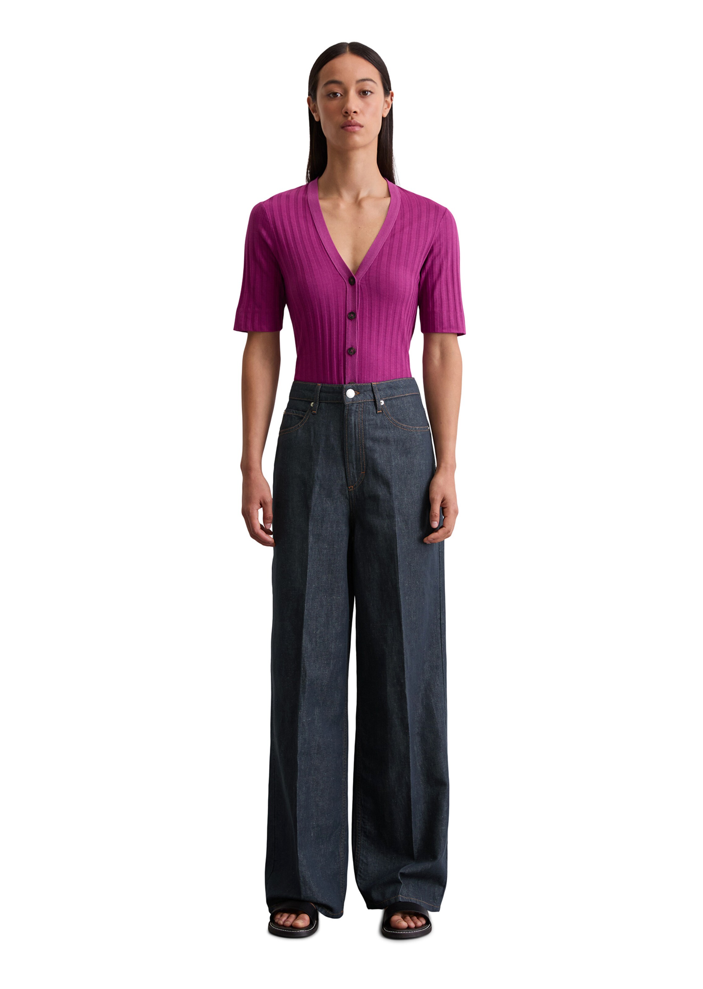 Cardigan Marc O'Polo en violet