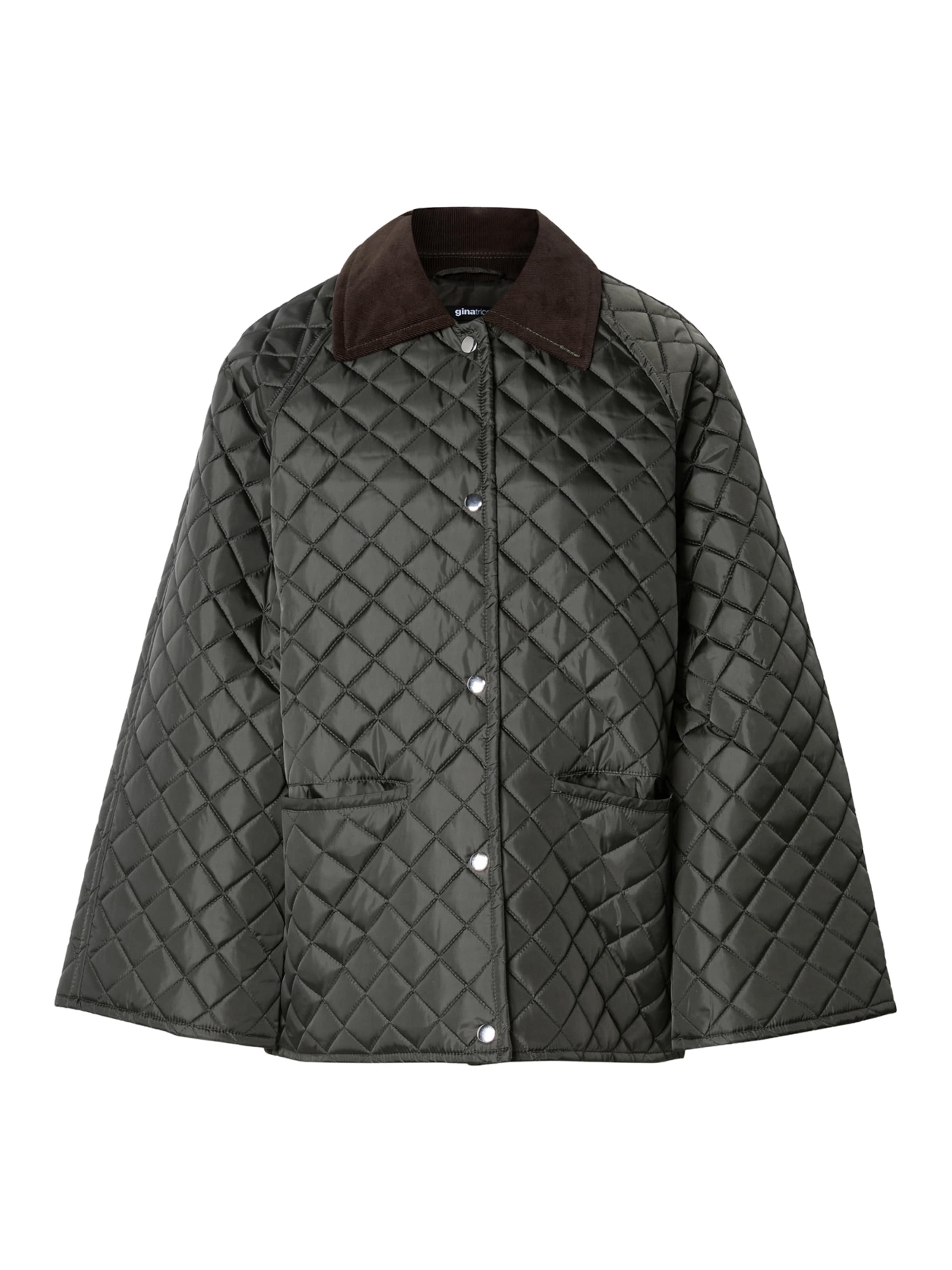 Veste mi-saison Gina Tricot en vert : devant