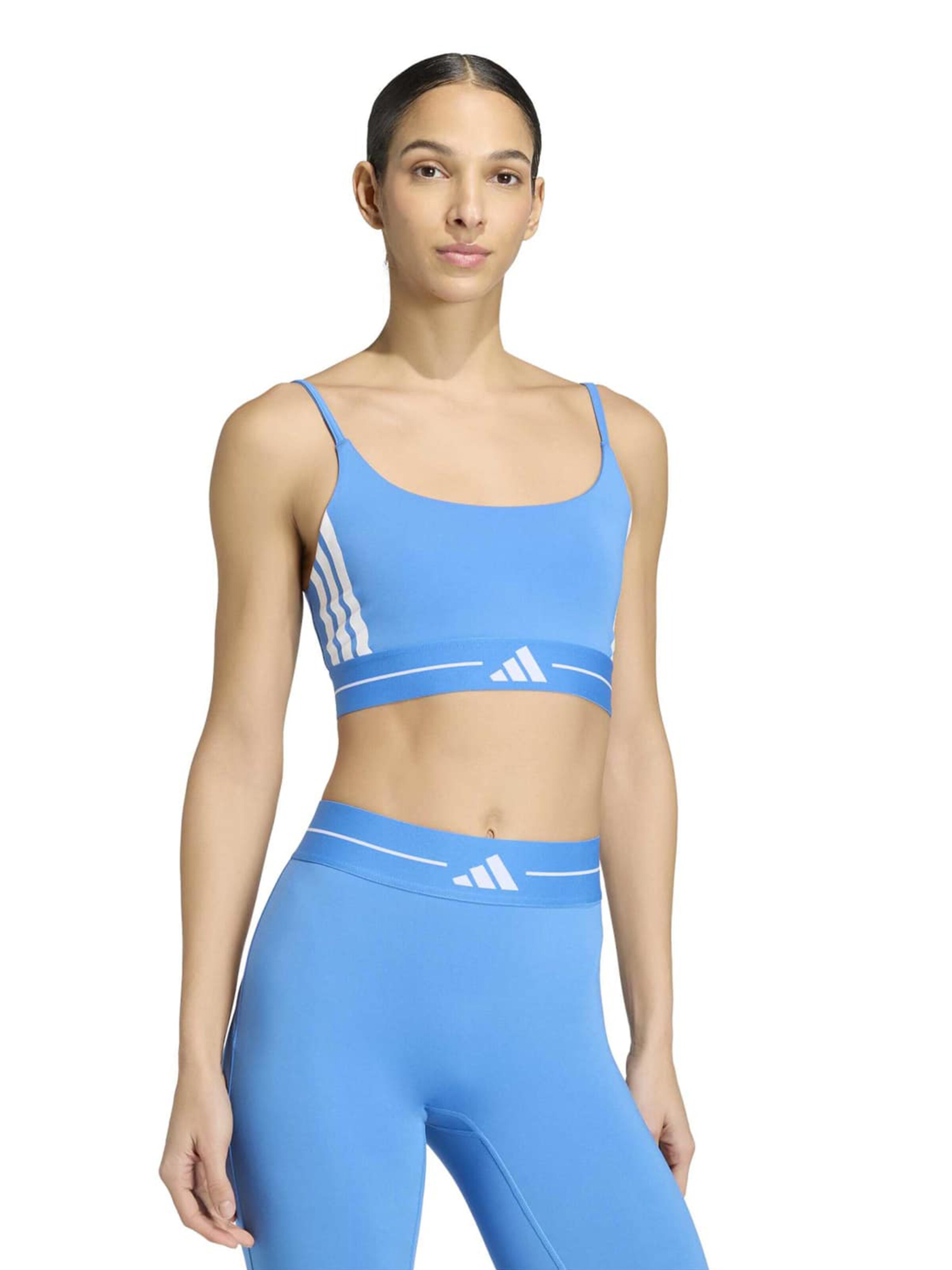 ADIDAS PERFORMANCE Бюстье Спортивный бюстгальтер 'HYG' в Синий: спереди