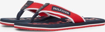 TOMMY HILFIGER Teenslippers in Rood