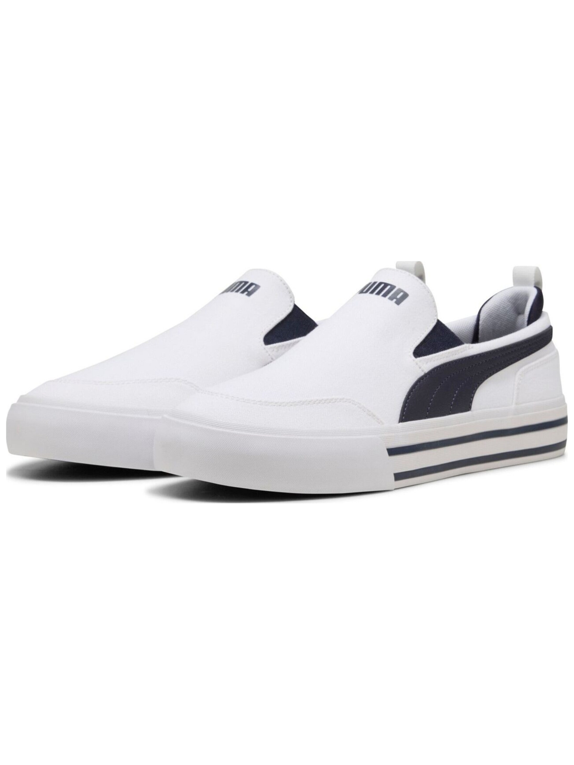 PUMA - Calzado deportivo 'Puma Court Classic Vulc Slipon' en blanco