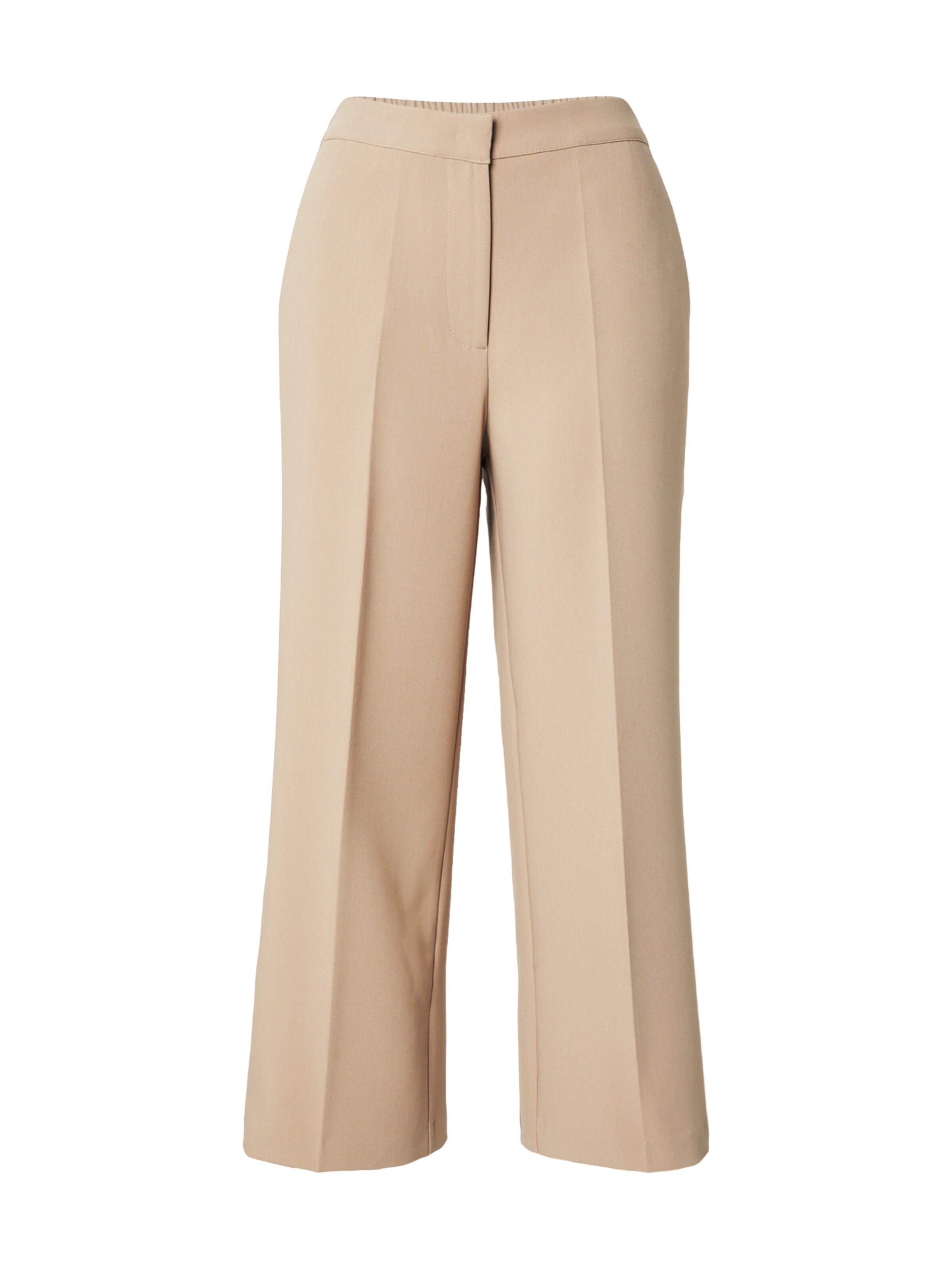 Pantalon à pince 'RONJA' NÜMPH en beige : devant