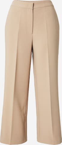 Pantalon à pince 'RONJA' NÜMPH en beige : devant