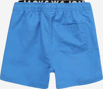 Jack & Jones Junior Badeshorts i blå