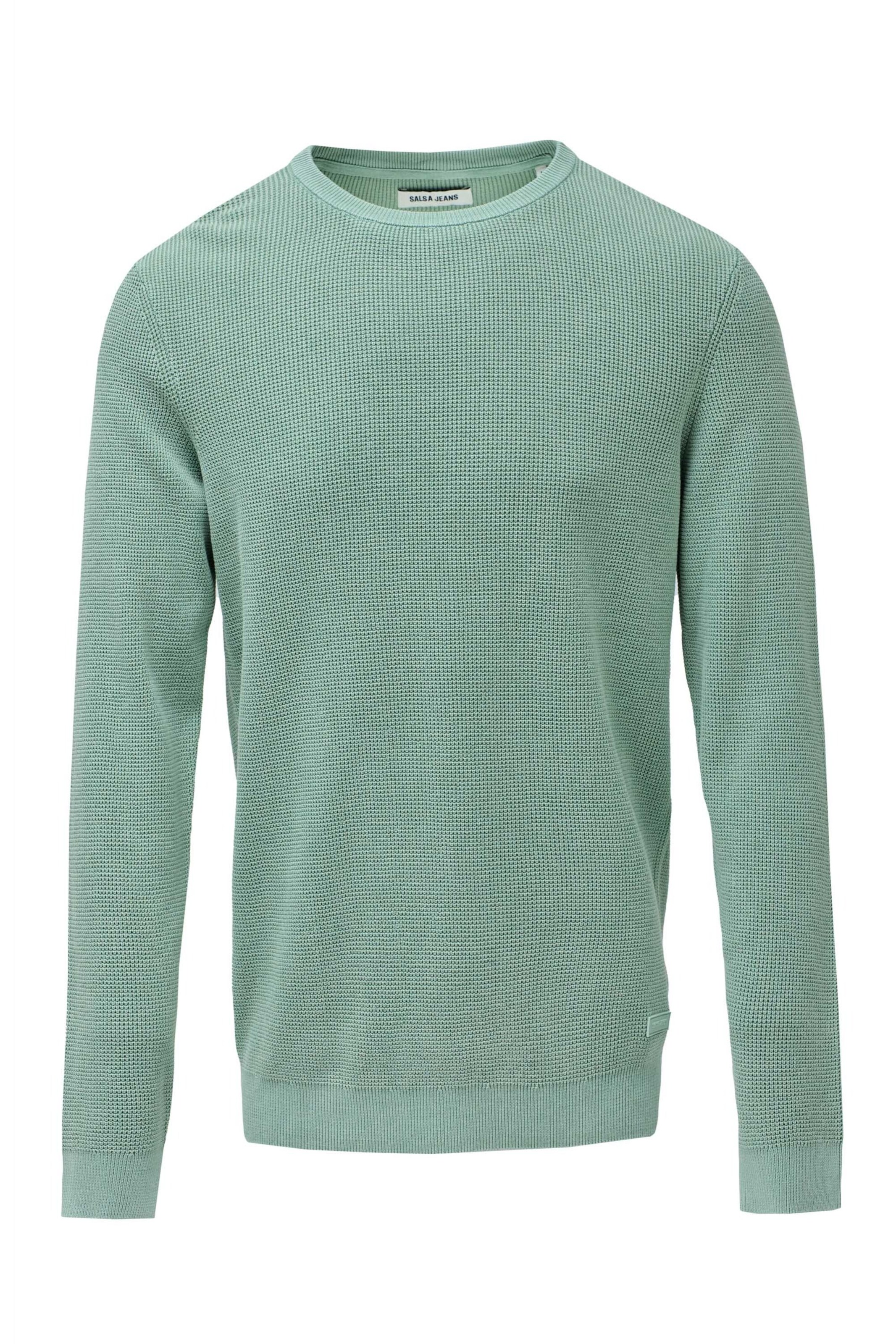 Salsa Jeans Langarm-shirts in Grün: Vorderseite