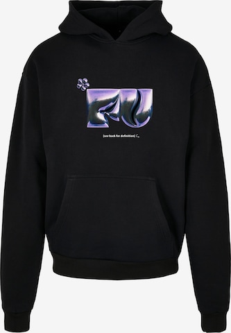 MT Upscale Sweatshirt 'Fu' in Black: front