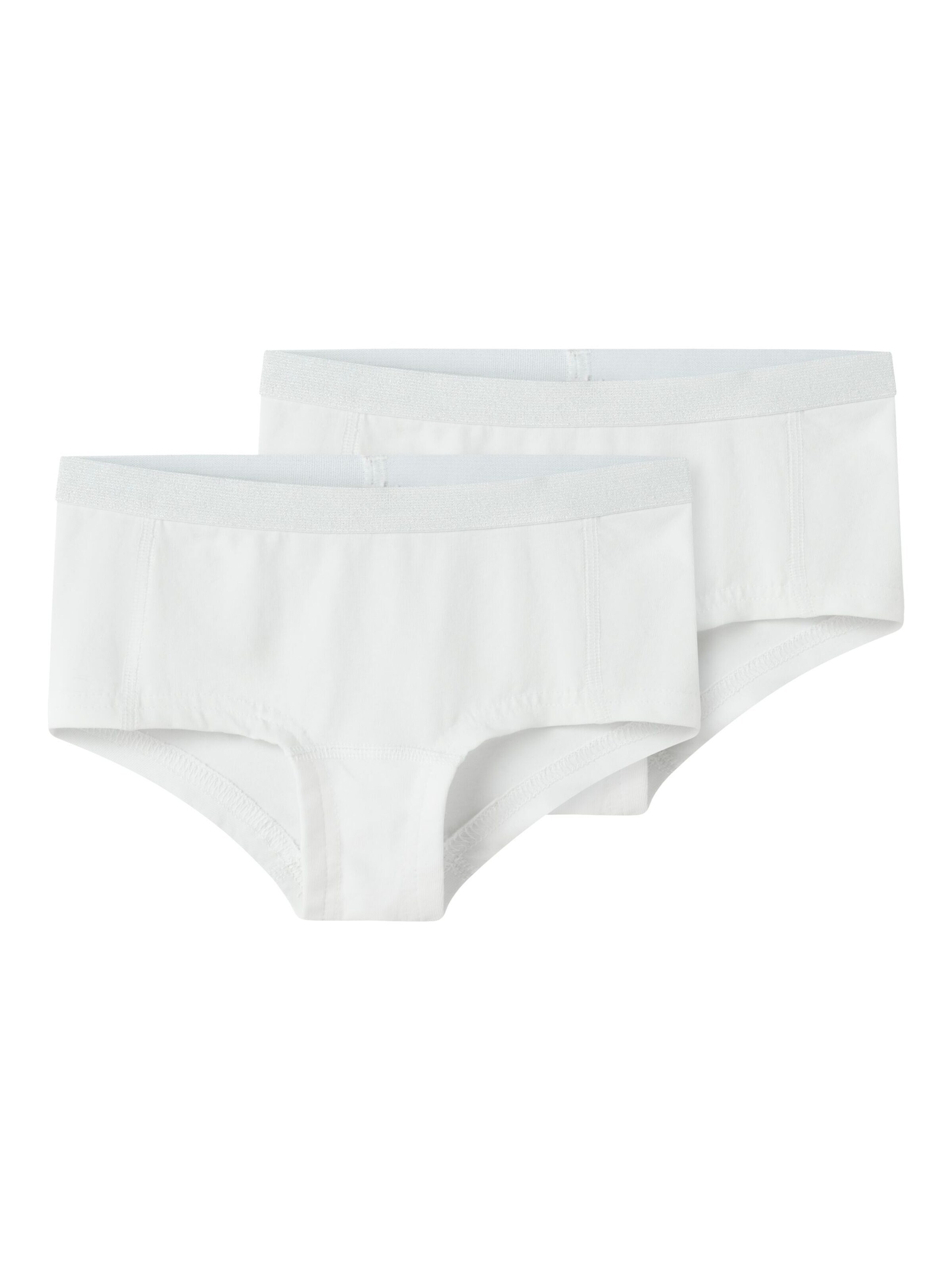 NAME IT Unterhose 'Slip 2er-Pack'‌‌‌‌‌‌‌‌ in Weiß: Vorderseite