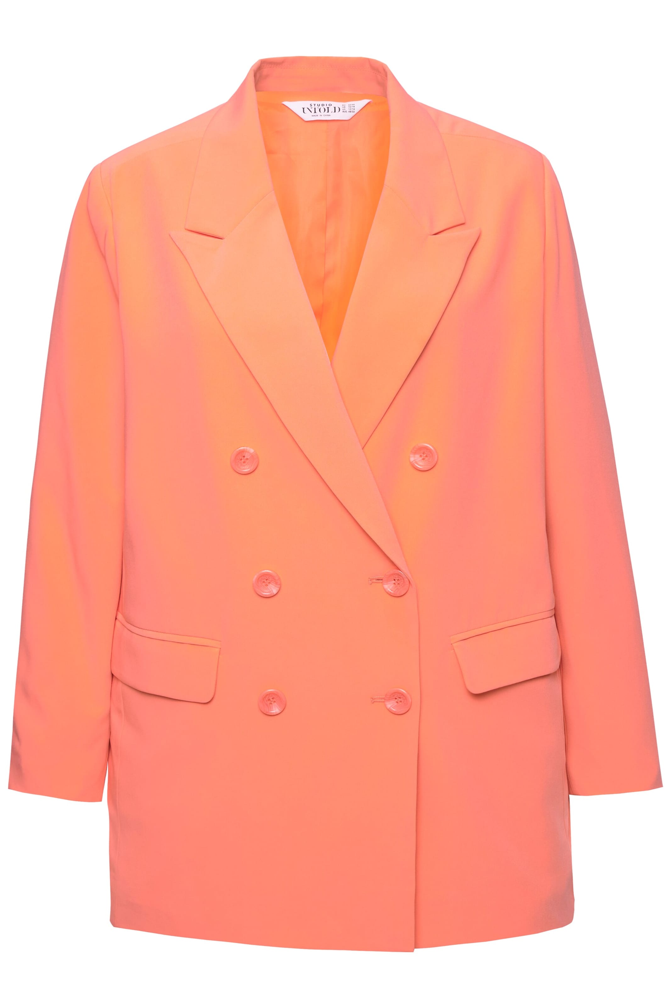 Studio Untold Blazer in Orange: front