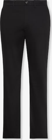 Calvin KleinSlimfit Chino hlače - crna boja: prednji dio