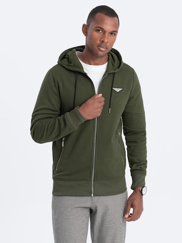 Ombre Sweatshirt 'SSZP-22SS-010' in Groen: voorkant