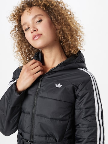 ADIDAS ORIGINALS Χειμερινό παλτό 'Premium Long ' σε μαύρο