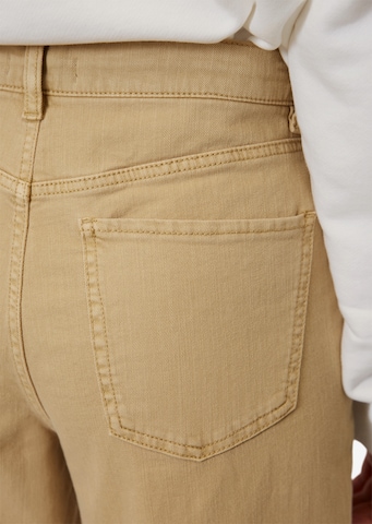 Marc O'Polo DENIM Wide Leg Jeans 'Tomma' i beige