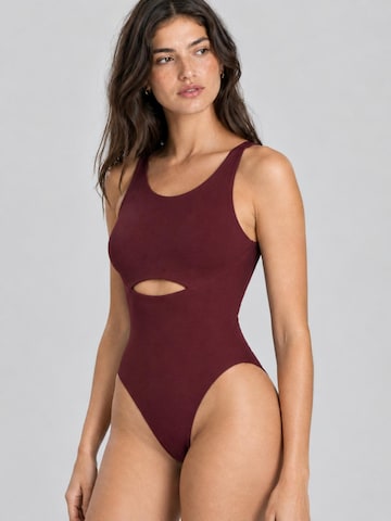 Classique Maillot de bain modelant 'Judith' Jayne en rouge
