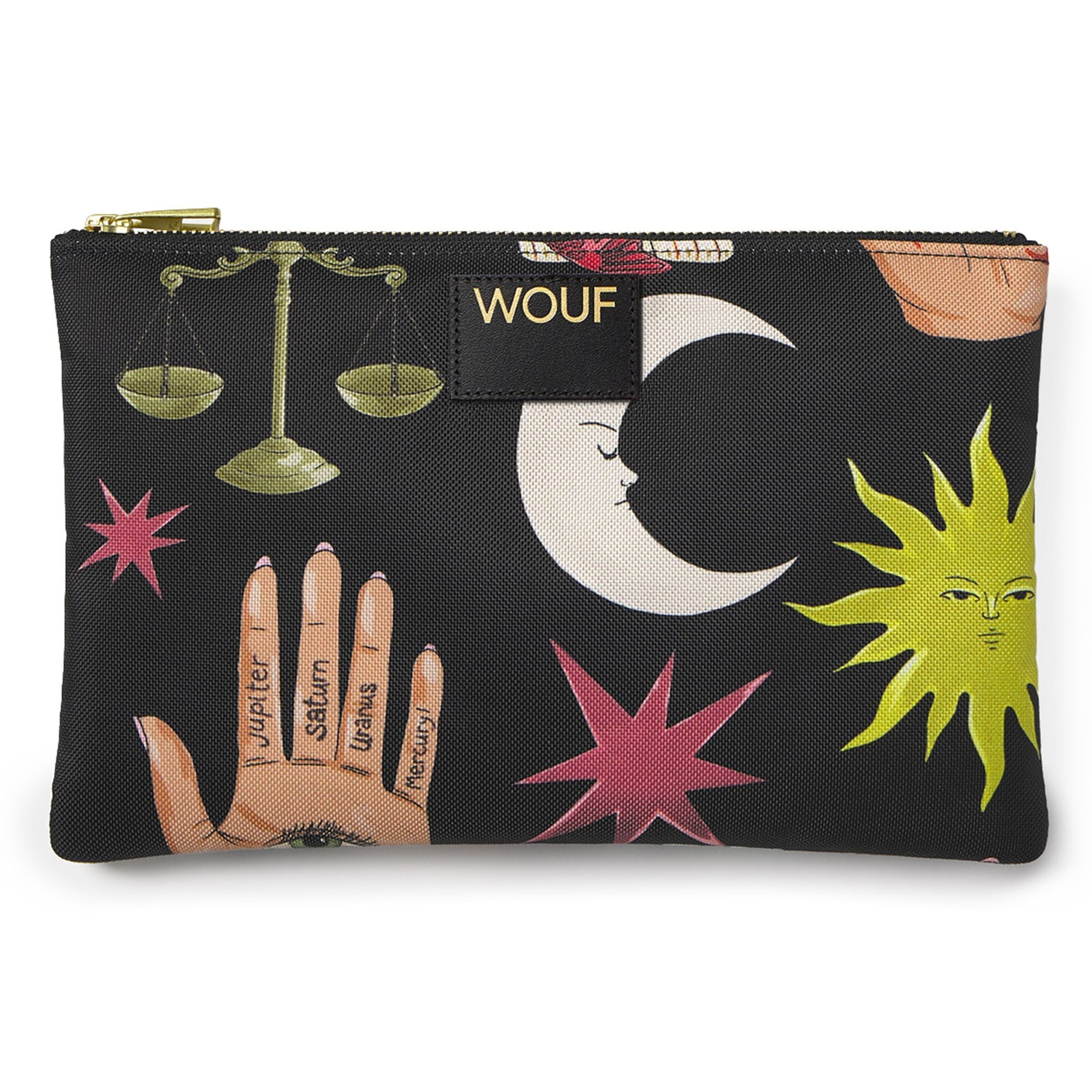 Trousse de maquillage 'Daily' Wouf en noir : devant