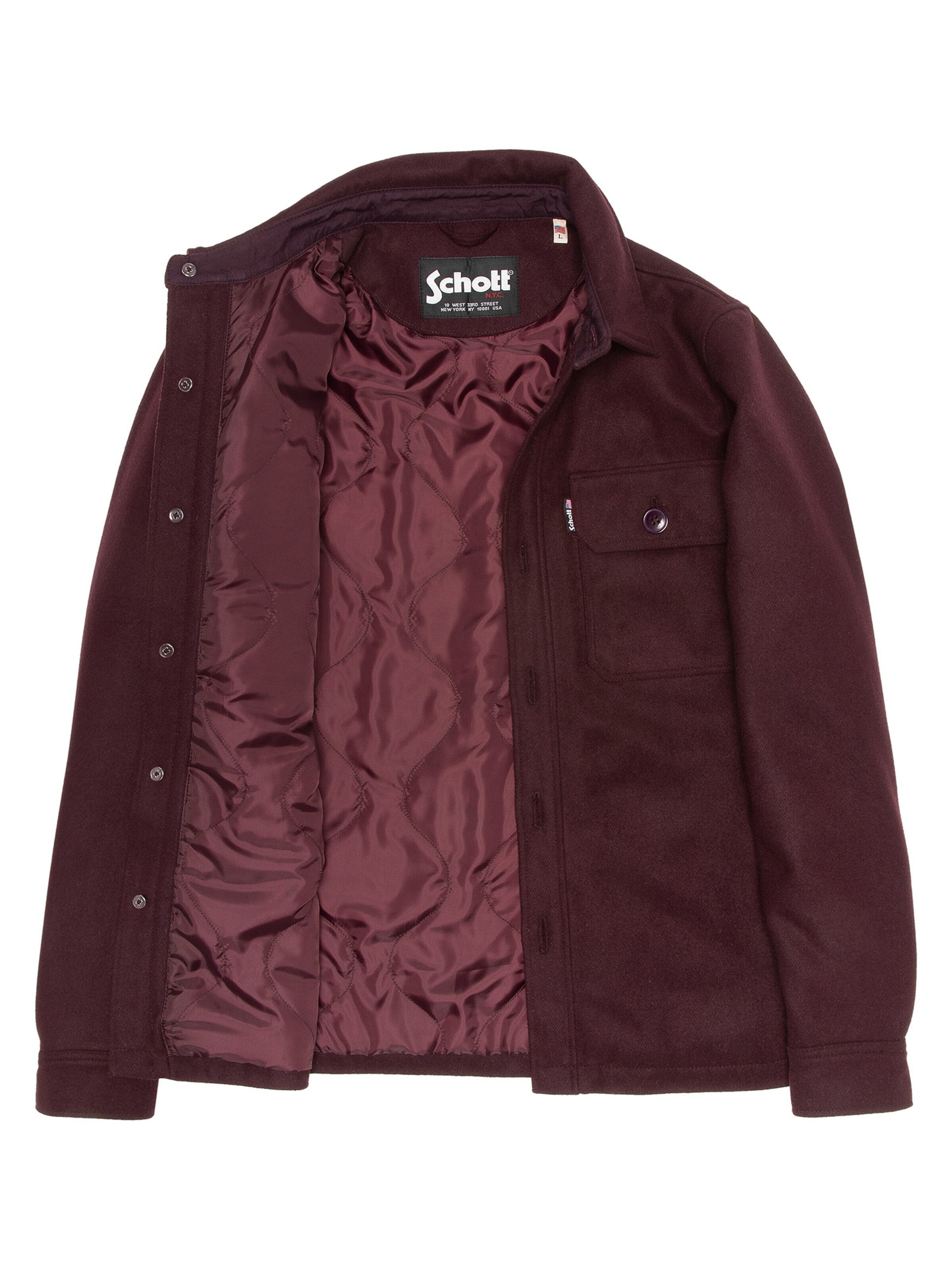 Veste d’hiver Schott NYC en rouge
