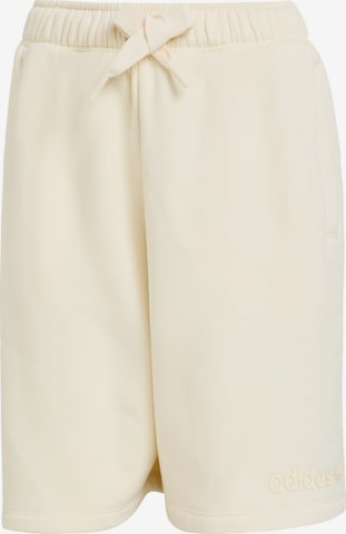 Pantalon 'Essentials' ADIDAS ORIGINALS en blanc : devant