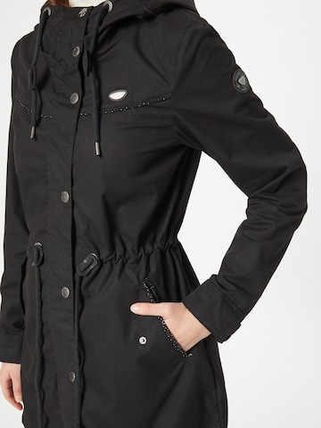 Parka mi-saison 'Canny' Ragwear en noir