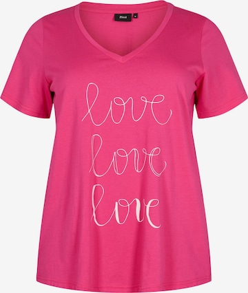 Zizzi T-Shirt in Pink: predná strana