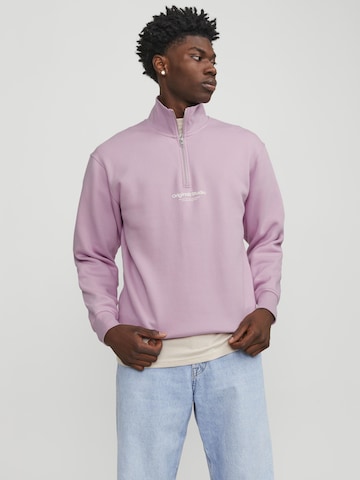 JACK & JONESSweater majica - roza boja: prednji dio