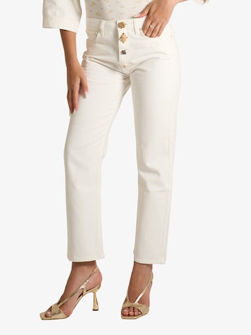 ViCOLO Regular Jeans in White: front