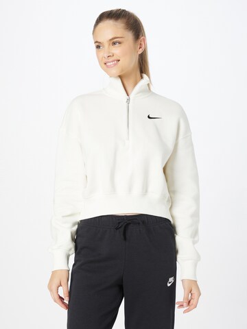 Nike Sportswear Mikina - biela: predná strana