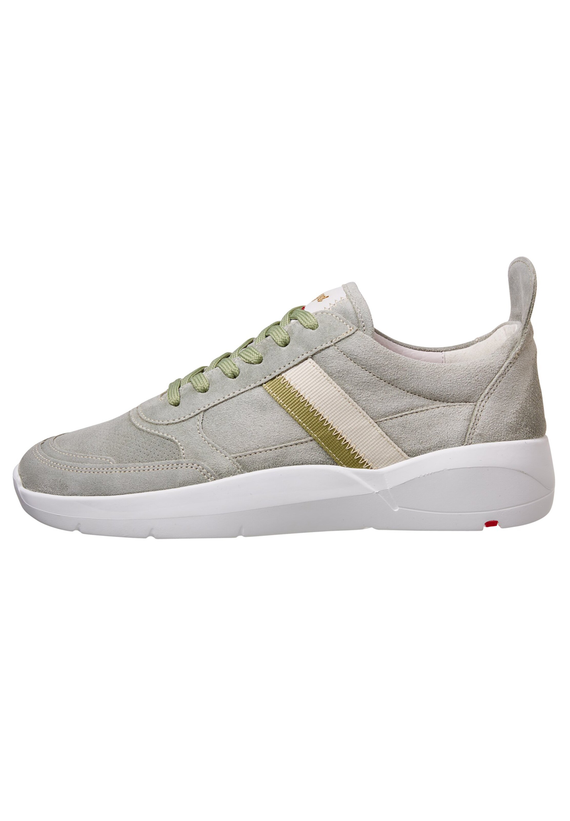 LLOYD Sneakers laag in 38 in de kleur Crème / Grijs / Olijfgroen, Productweergave