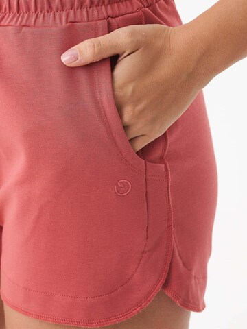 Organication Regular Trousers in Red