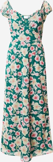 VILA Ljetna haljina 'AVA' u boja pijeska / smaragdno zelena / rosé / prljavo roza / bijela, Pregled proizvoda