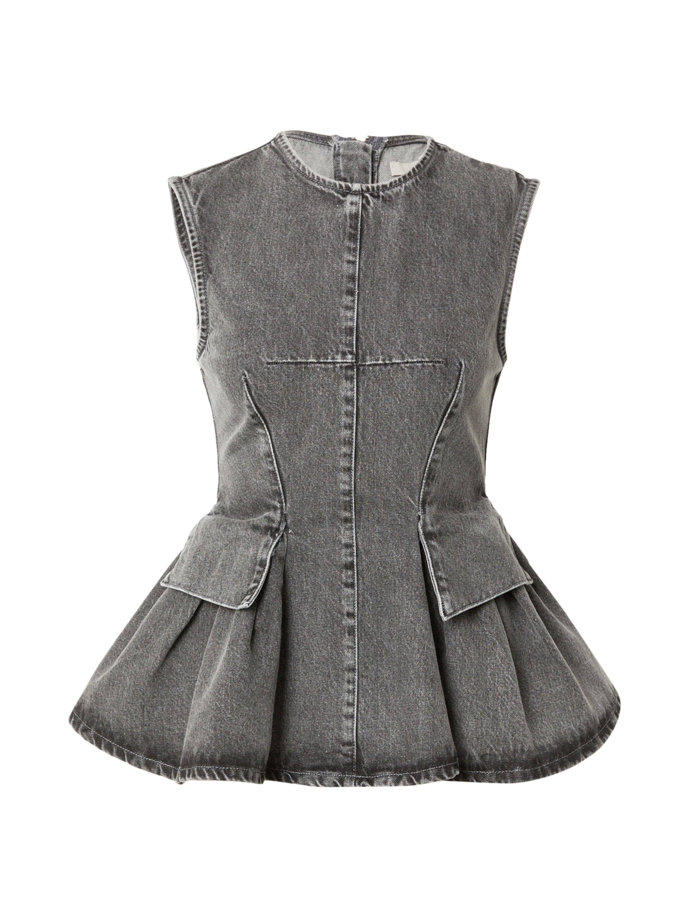 Top de la REMAIN pe gri: față