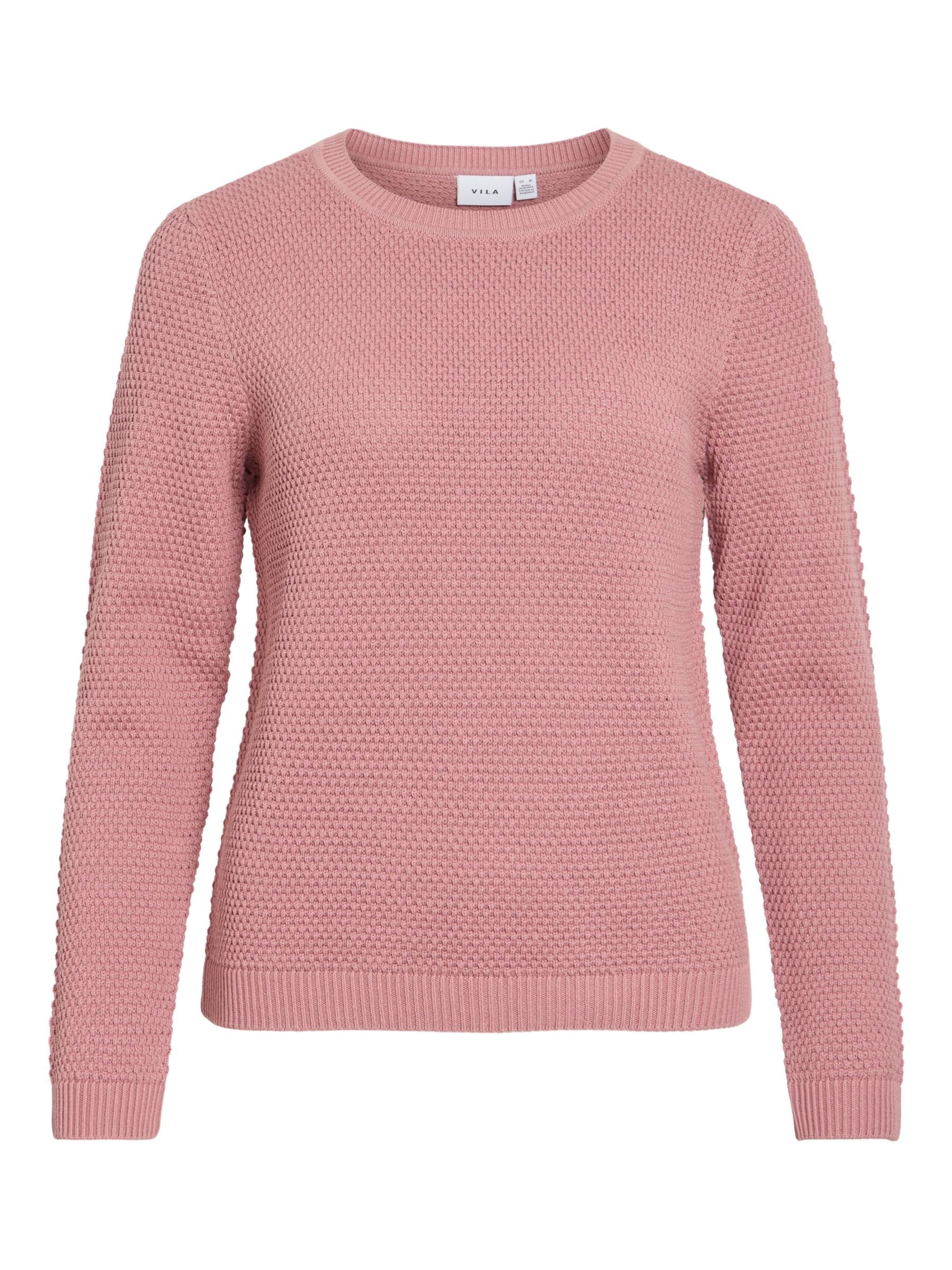 Pullover di VILA in rosa: frontale