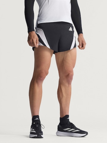 Regular Pantalon de sport 'ADIZERO' ADIDAS PERFORMANCE en noir : devant
