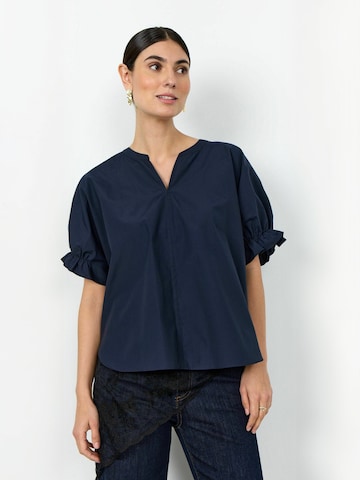 Chemisier 'Netti' Soyaconcept en bleu : devant
