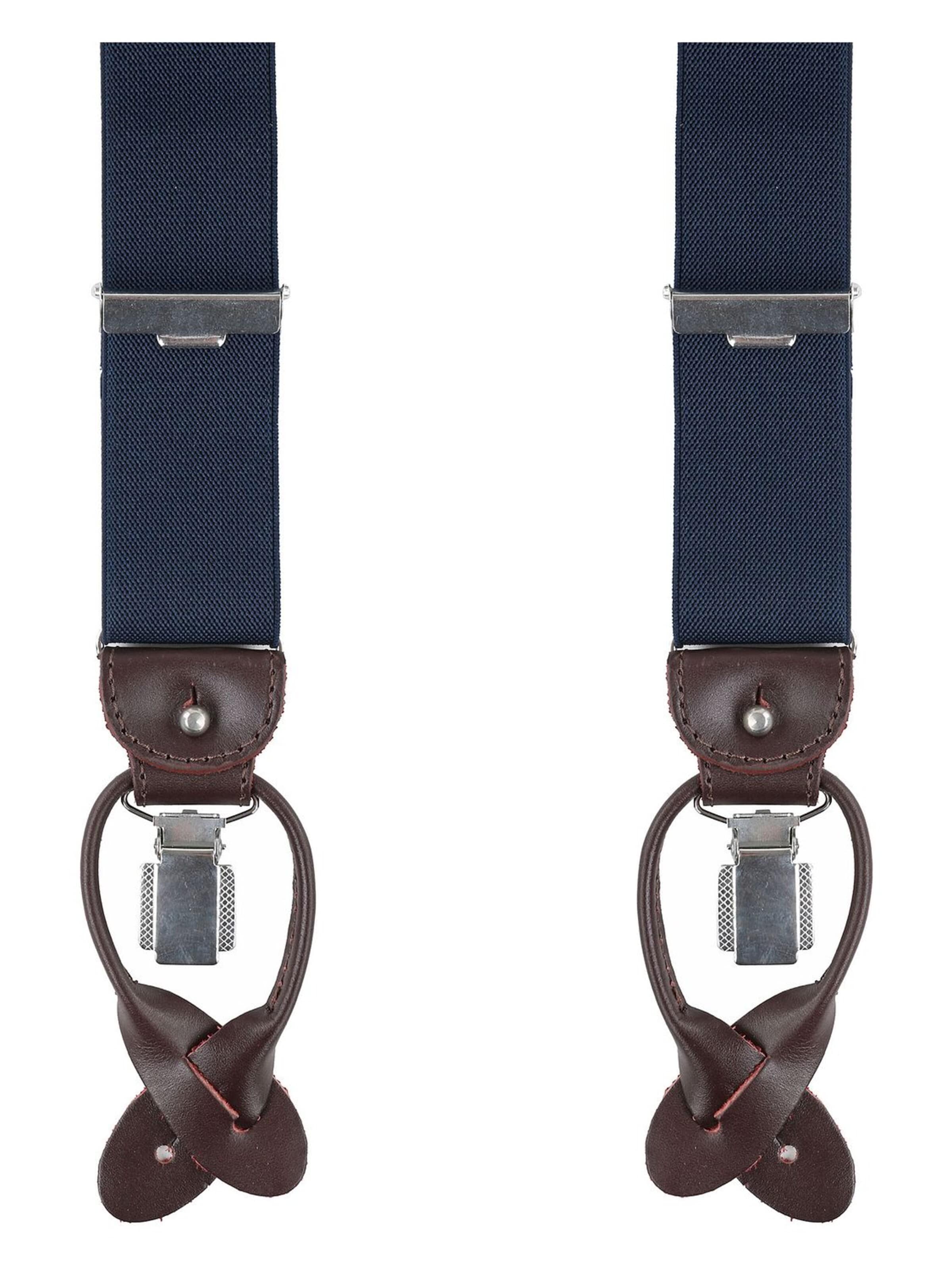 Profuomo Suspenders in Blue