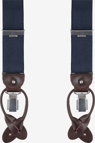 Bretelles de pantalon Profuomo en bleu : devant