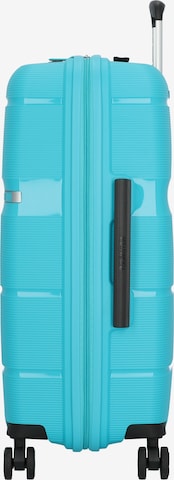 American Tourister Trolley 'Linex' in Blauw