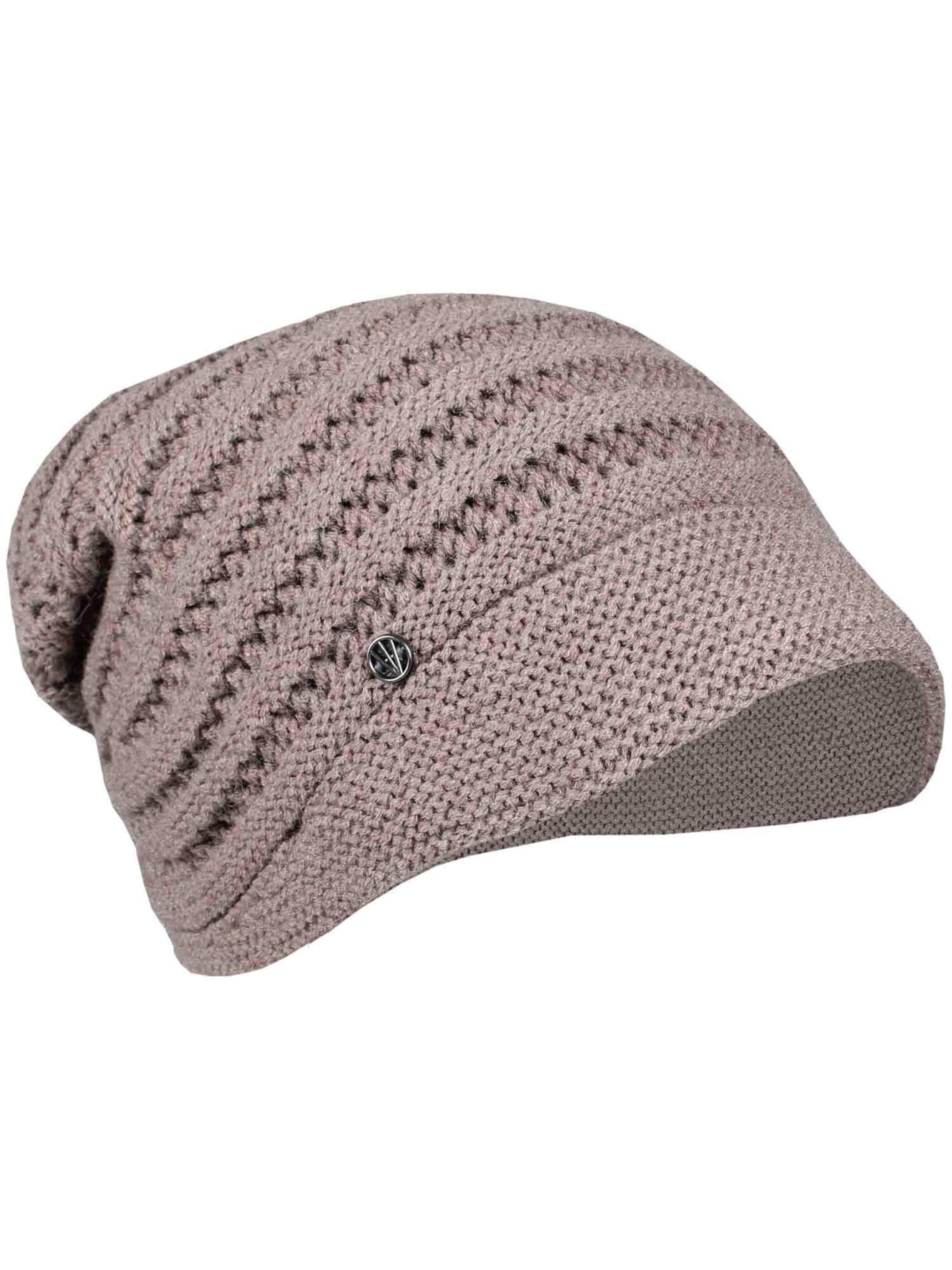 LOEVENICH Mütze in Grau: Vorderseite