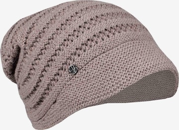LOEVENICH Mütze in Grau: Vorderseite